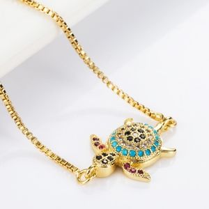 Fashion Cross Bracelet Microset Zircon Tortoise Br